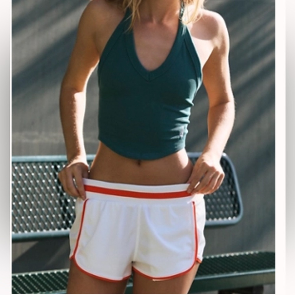 Free People Movement Prep in Your Step White Shorts